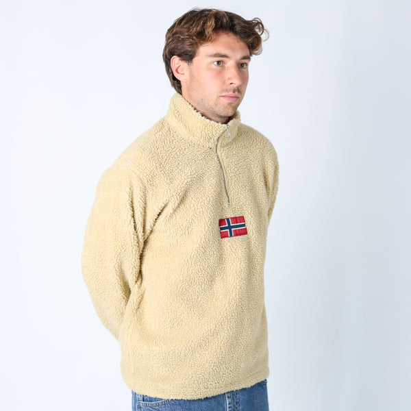 Cream y2ks Napapijri Fleece (L)